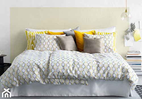 katalog wiosna 2015 - Mała biała sypialnia, styl skandynawski - zdjęcie od H&M Home