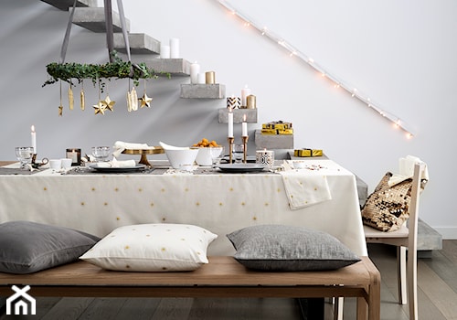 Winter 2014 - Mała szara jadalnia jako osobne pomieszczenie - zdjęcie od H&M Home