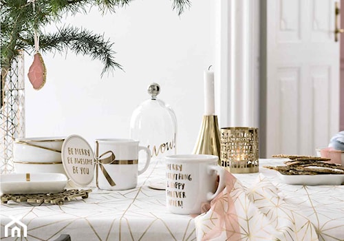 Winter 2015 - Biała jadalnia, styl skandynawski - zdjęcie od H&M Home