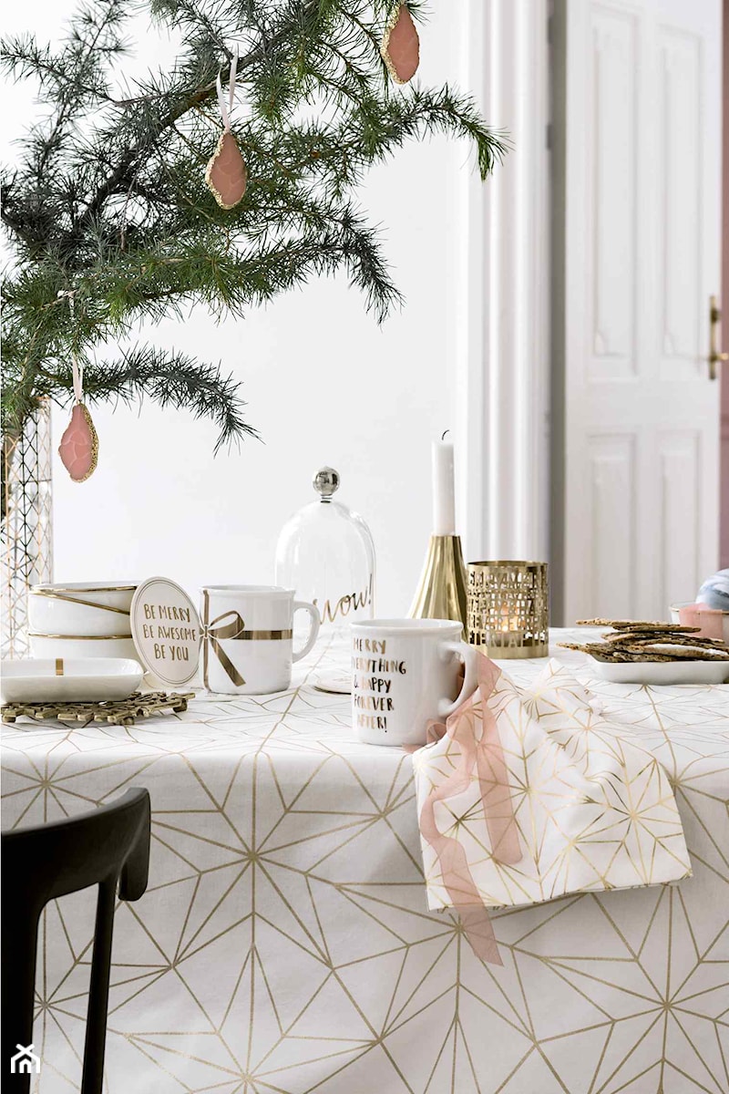 Winter 2015 - Biała jadalnia, styl skandynawski - zdjęcie od H&M Home