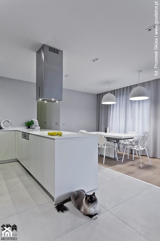Mieszkanie w Katowicach_70m2 - Jadalnia, styl minimalistyczny - zdjęcie od Superpozycja Architekci Dominika Trzcińska