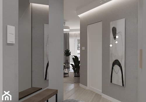 Apartament Koszalin - Hol / przedpokój, styl nowoczesny - zdjęcie od Jankowska Design