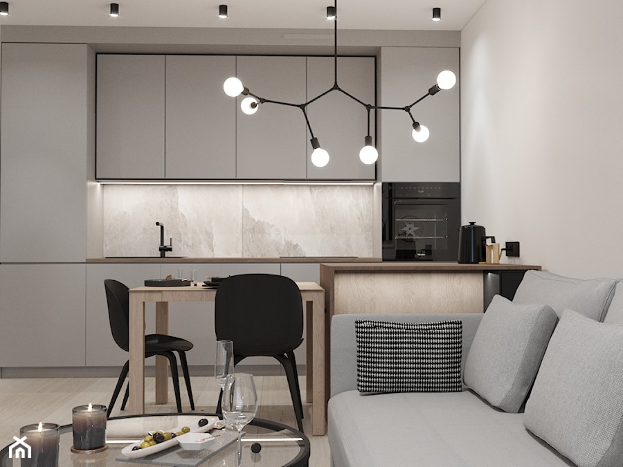 Apartament Koszalin - Kuchnia, styl nowoczesny - zdjęcie od Jankowska Design