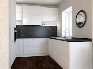 Eklektyczne mieszkanie w Słupsku - Kuchnia, styl glamour - zdjęcie od Jankowska Design