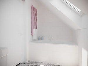 Łazienka na poddaszu dla dzieci - zdjęcie od Jankowska Design