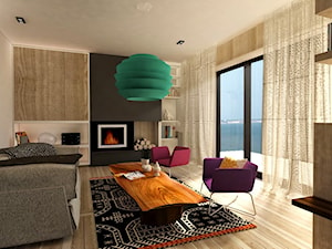 Mieszkanie dla marzyciela - Salon, styl nowoczesny - zdjęcie od Jankowska Design