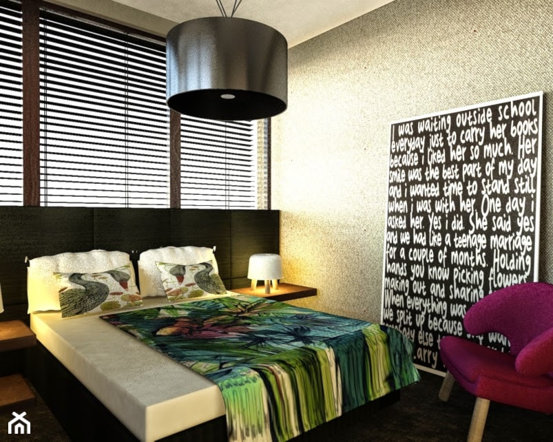 Sypialnia na "dzień dobry" - Sypialnia, styl nowoczesny - zdjęcie od Jankowska Design