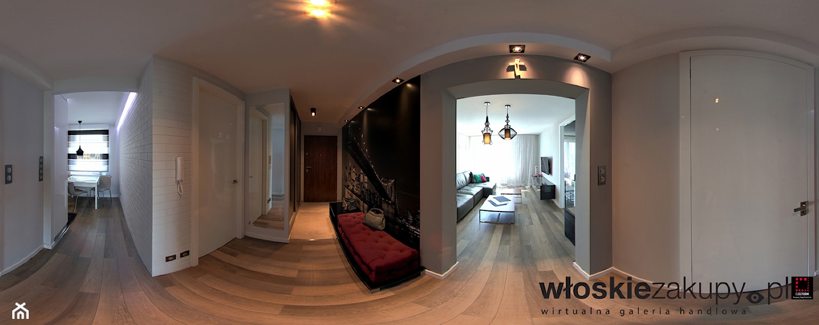 Cubeform - włoskie mieszkanie - panorama - zdjęcie od CUBEFORM Sp. z o.o. - Homebook