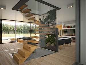 Dom Framehouse - Schody - zdjęcie od BAUART STUDIO Pracownia Architektury