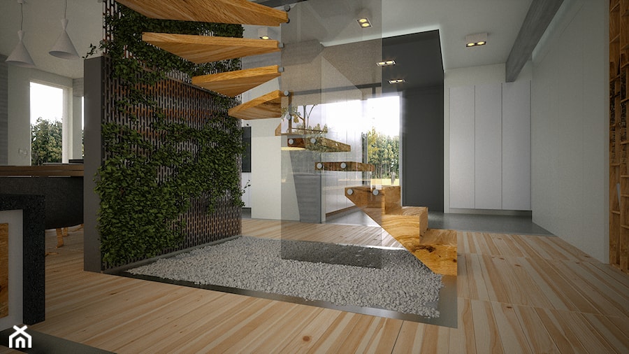 Dom Framehouse - Schody - zdjęcie od BAUART STUDIO Pracownia Architektury