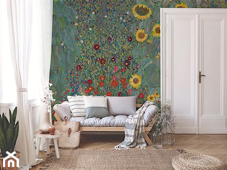 Aranżacje wnętrz - Salon: Fototapeta Gustav Klimt - REDRO. Przeglądaj, dodawaj i zapisuj najlepsze zdjęcia, pomysły i inspiracje designerskie. W bazie mamy już prawie milion fotografii!