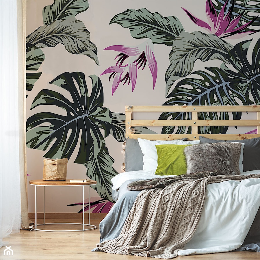 Sypialnia w stylu urban jungle - zdjęcie od REDRO