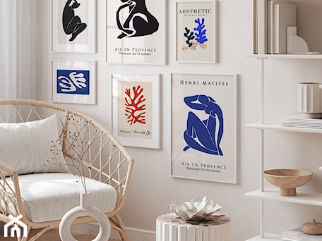 Aranżacje wnętrz - Salon: Galeria plakatów z kolekcji Sztuka Kolorów Henriego Matisse - REDRO. Przeglądaj, dodawaj i zapisuj najlepsze zdjęcia, pomysły i inspiracje designerskie. W bazie mamy już prawie milion fotografii!