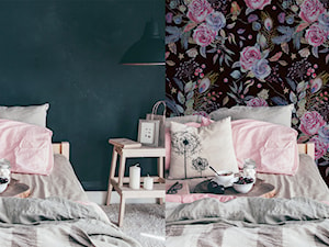 Metamorfoza sypialni - romantyczne kwiaty ocieplają wnętrze - zdjęcie od REDRO