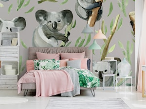 Kolorowa sypialnia w wakacyjnym stylu - zdjęcie od REDRO