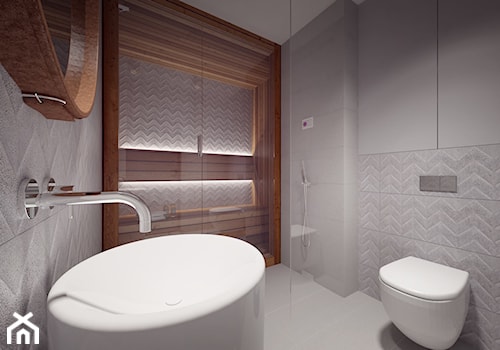 Dom w woj. małopolskim - Duża bez okna jako pokój kąpielowy łazienka, styl nowoczesny - zdjęcie od Concept