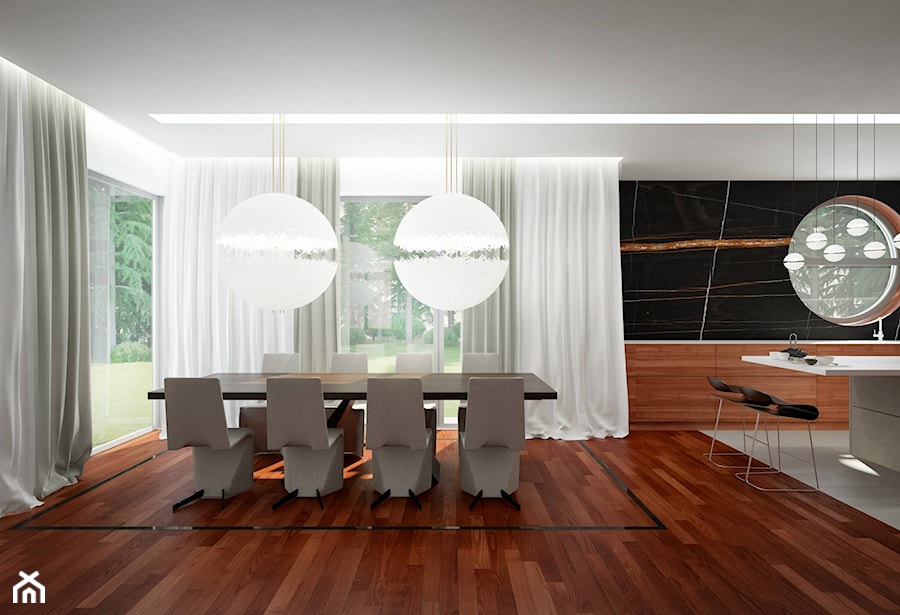 Dom w Gryficach - Jadalnia, styl minimalistyczny - zdjęcie od Concept