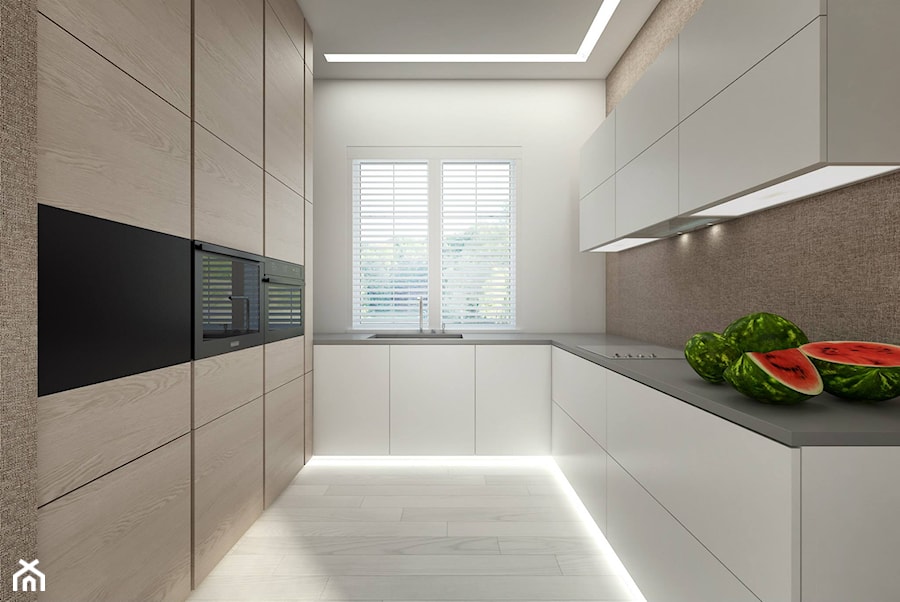 Dom w zabudowie bliźniaczej, Grzybowo - Kuchnia, styl nowoczesny - zdjęcie od Concept