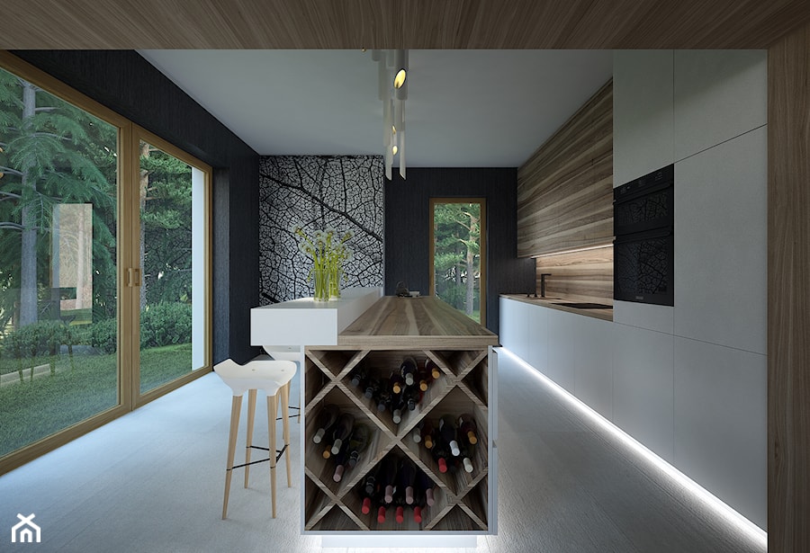 Dom w Lesie - Poznań, Suchy Las - Kuchnia, styl nowoczesny - zdjęcie od Concept