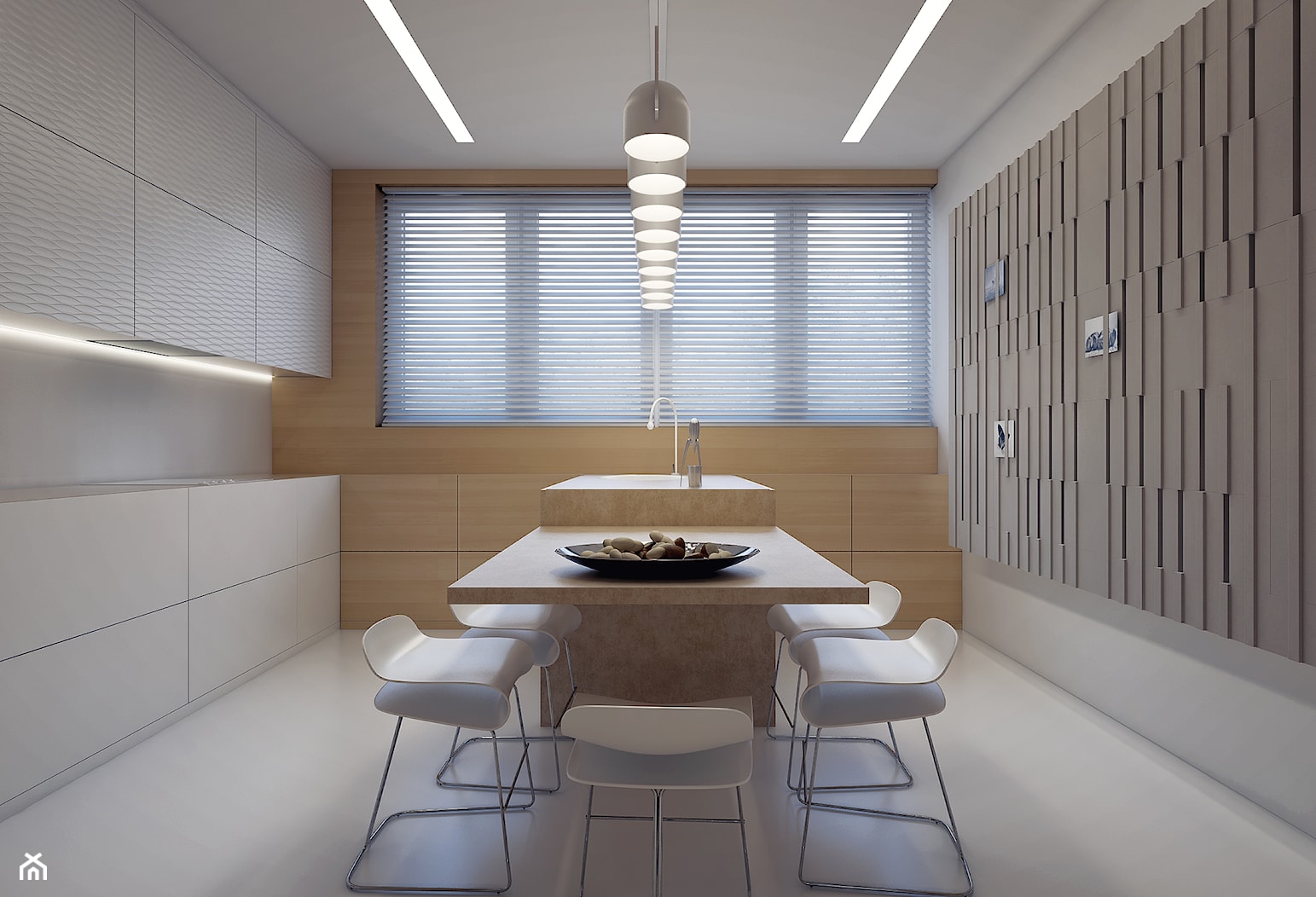 Nowoczesny dom z antresolą w Grzybowie - Kuchnia, styl nowoczesny - zdjęcie od Concept - Homebook