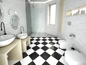 Łazienka - dom jednorodzinny - zdjęcie od KVADRA Design Studio