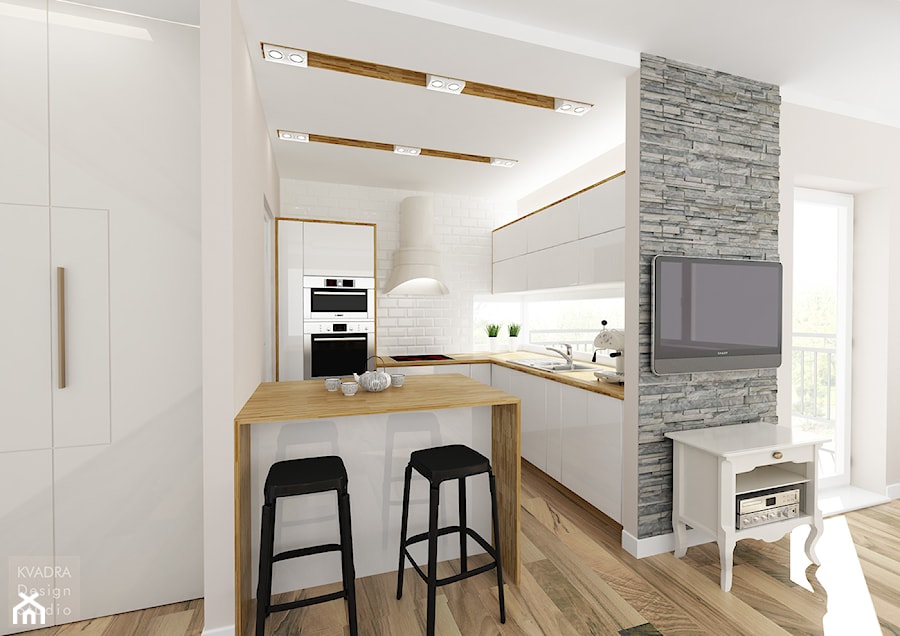 Kuchnia - mieszkanie prywatne - zdjęcie od KVADRA Design Studio