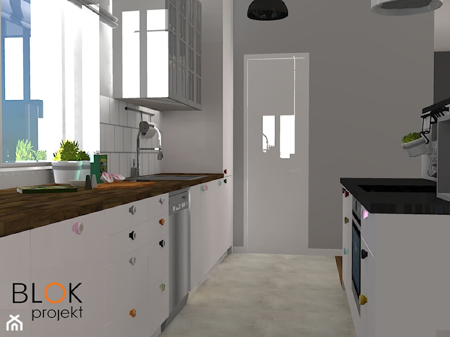 dom w Radości - Kuchnia, styl rustykalny - zdjęcie od BLOKprojekt