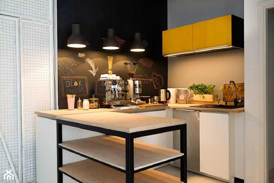 Studio fotograficzne - Kuchnia, styl industrialny - zdjęcie od BLOKprojekt