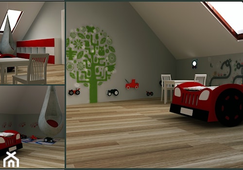 Pokój dla małego rajdowca - zdjęcie od IVO DESIGN
