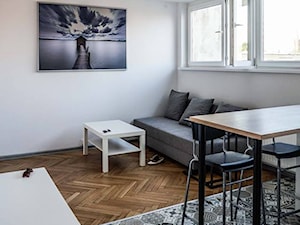 MIKRO-APARTAMENT - Salon, styl skandynawski - zdjęcie od Dobrochna Rajcic