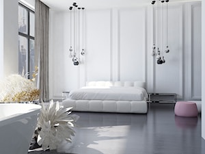 Różowo. - Sypialnia, styl nowoczesny - zdjęcie od The Origin - Interior Design