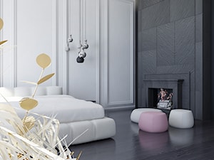 Różowo. - Sypialnia, styl nowoczesny - zdjęcie od The Origin - Interior Design