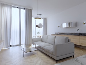 Powiśle - 54 m.² - Salon, styl minimalistyczny - zdjęcie od Studio Monocco