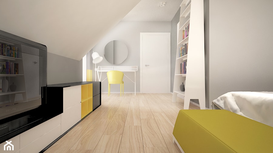 Kobyłka - 240m2. - Sypialnia, styl minimalistyczny - zdjęcie od Studio Monocco