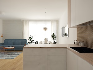 Bemowo - 90 m² - Kuchnia, styl minimalistyczny - zdjęcie od Studio Monocco
