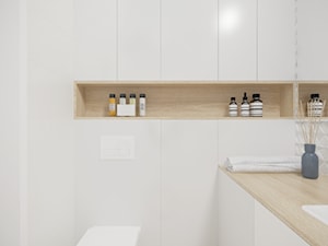 Bemowo - 90 m² - Łazienka, styl minimalistyczny - zdjęcie od Studio Monocco