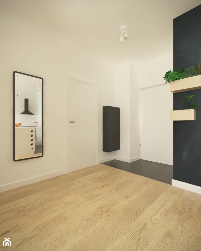 Bemowo - 42m². - Hol / przedpokój, styl minimalistyczny - zdjęcie od Studio Monocco - Homebook