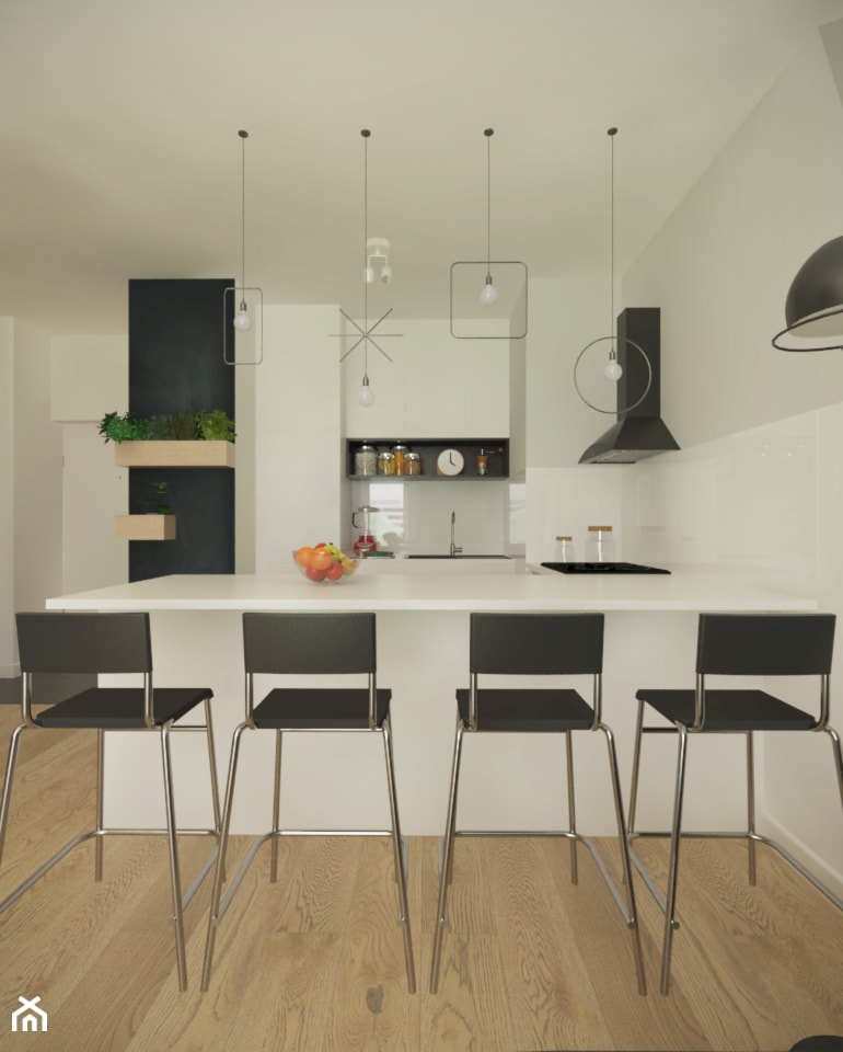 Bemowo - 42m². - Kuchnia, styl minimalistyczny - zdjęcie od Studio Monocco