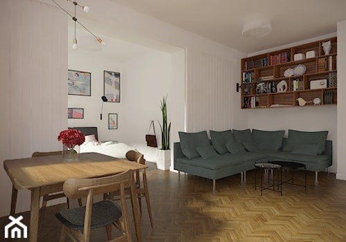 Śródmieście - 50 m² - Salon, styl vintage - zdjęcie od Studio Monocco