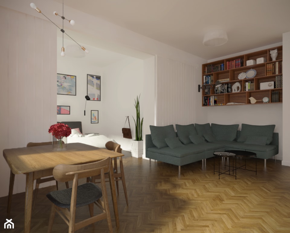 Śródmieście - 50 m² - Salon, styl vintage - zdjęcie od Studio Monocco - Homebook