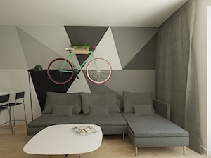 Bemowo - 42m². - Salon, styl minimalistyczny - zdjęcie od Studio Monocco