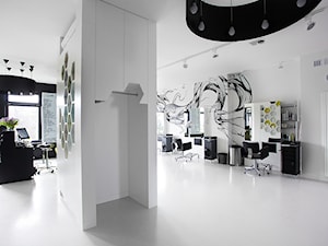 Salon fryzjerski - Marki - Salon fryzjerski wnętrza publiczne, styl nowoczesny - zdjęcie od Studio Monocco