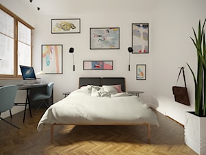 Śródmieście - 50 m² - Sypialnia, styl nowoczesny - zdjęcie od Studio Monocco