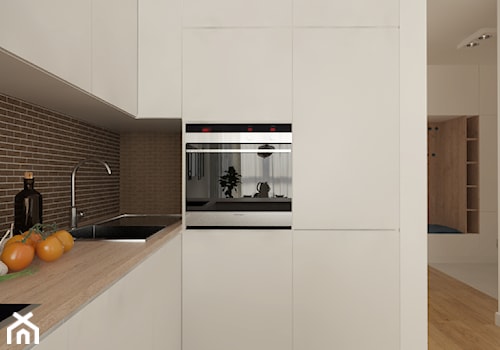 Bemowo - 90 m² - Kuchnia, styl minimalistyczny - zdjęcie od Studio Monocco