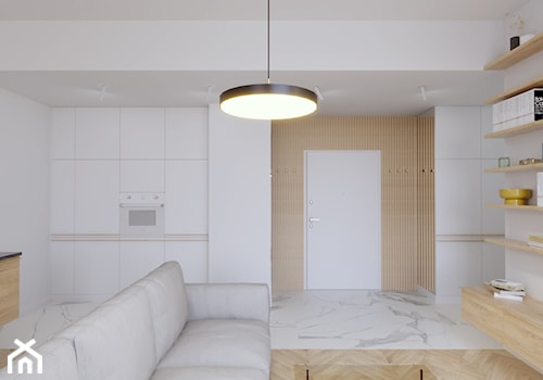 Powiśle - 54 m.² - Salon, styl minimalistyczny - zdjęcie od Studio Monocco