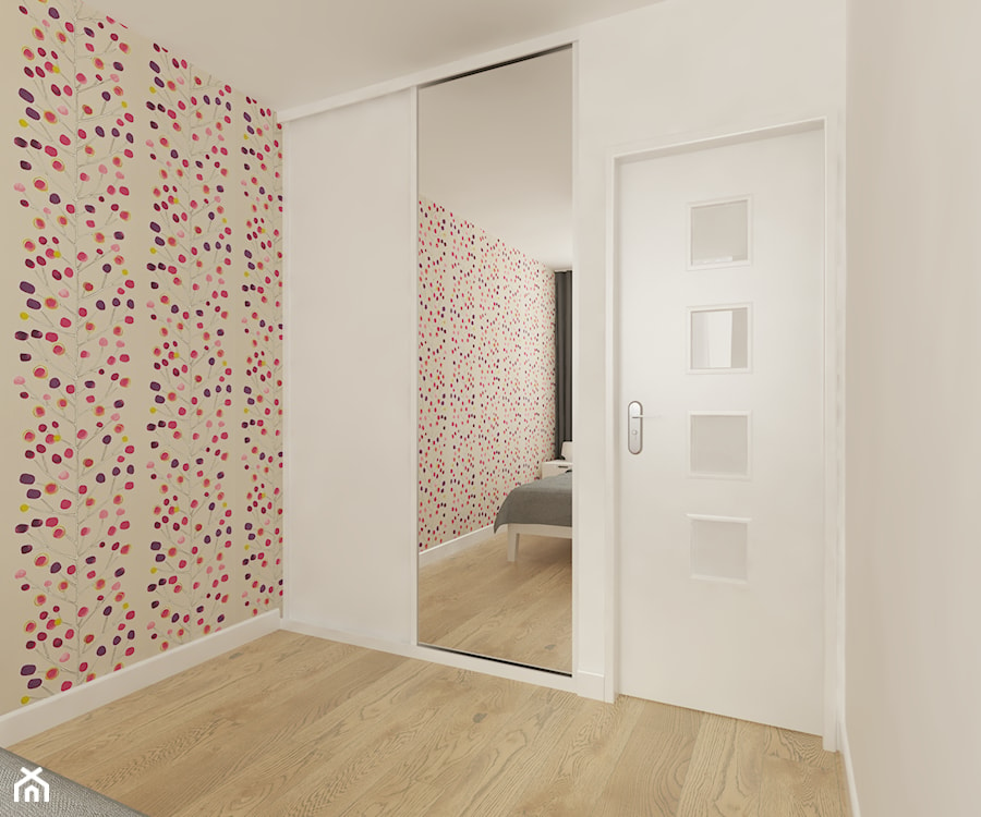 Służew - 38m² - Średnia sypialnia, styl skandynawski - zdjęcie od Studio Monocco