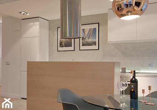 Trójmiejski apartament - Kuchnia, styl nowoczesny - zdjęcie od INDEZZO