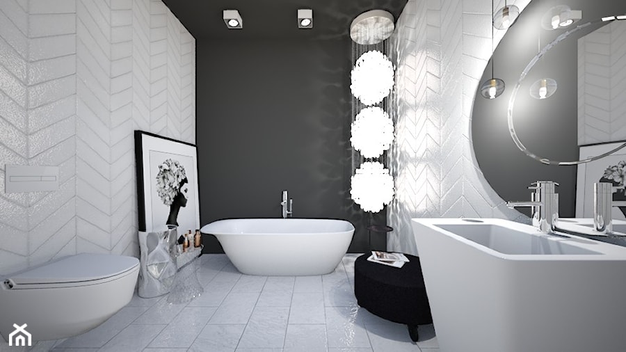 Salon kąpielowy - Łazienka, styl nowoczesny - zdjęcie od INDEZZO