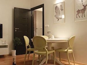 mieszkanie w Ursusie - projekt zrealizowany dla programu TV Dekoratornia - Salon, styl nowoczesny - zdjęcie od bemydesign