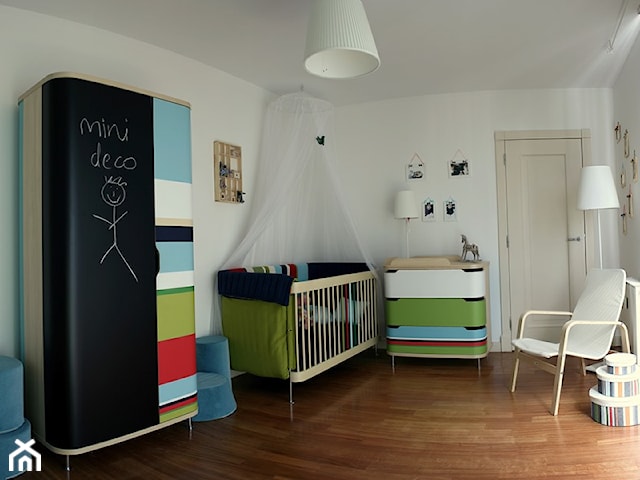 pokój dla niemowlaka - projekt zrealizowany dla programu TV MiniDeco